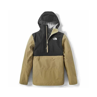 TNF Khaki Colorblock Waterproof Windproof Outdoor Jacket NF0A4N9M-PLX