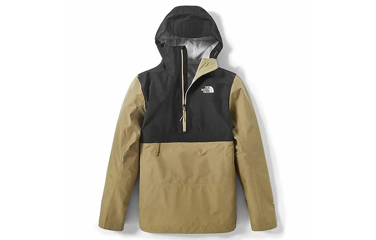 TNF Khaki Colorblock Waterproof Windproof Outdoor Jacket NF0A4N9M-PLX 圖 2