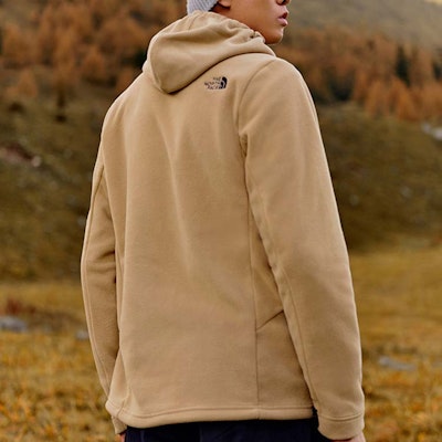 THE NORTH FACE Jaket Fleece Khaki dengan Logo Sulaman. NF0A5AUY-PLX Details for THE NORTH FACE Jaket Fleece Khaki dengan Logo Sulaman. NF0A5AUY-PLX