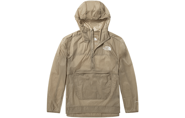 The North Face Khaki Lightweight Windproof Water-Repellent Hooded Jacket NF0A5B2G-CEL