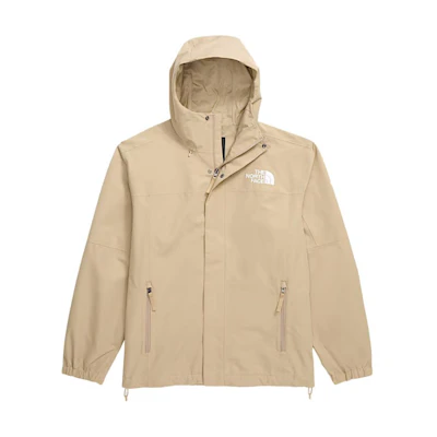 TNF Khaki Logo Print Casual Jacket NF0A7ZZ4-LK5