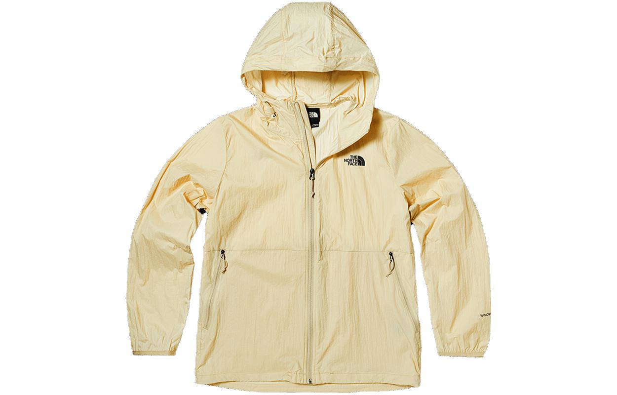 TNF Khaki Logo Printed Zip-Up Hoodie Jacket NF0A7WAN-3X4