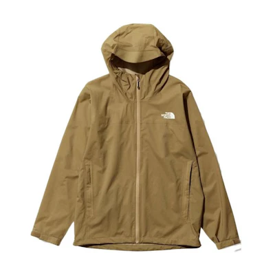 TNF Khaki Solid Logo Hoodie Zip-Up Jacket NP12306-KT
