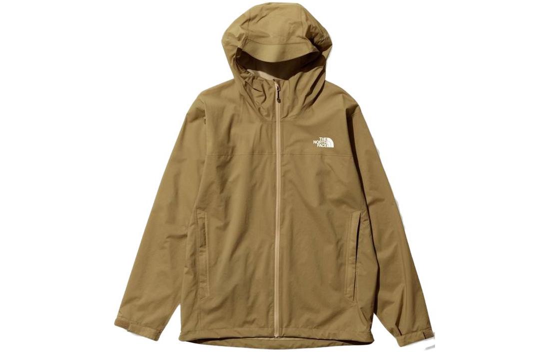 TNF Khaki Solid Logo Hoodie Zip-Up Jacket NP12306-KT 圖 2