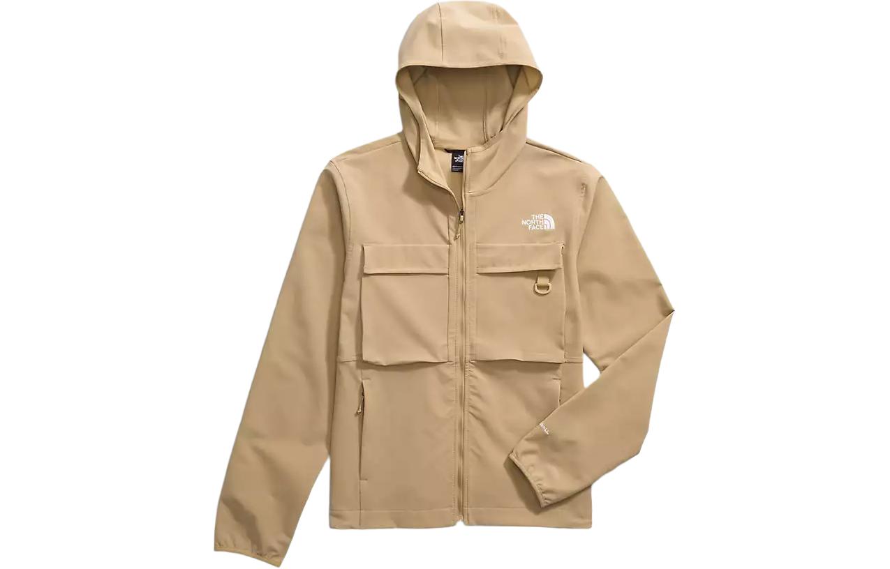 TNF Khaki Stone Hooded Zip Casual Jacket NF0A86NV-LK5