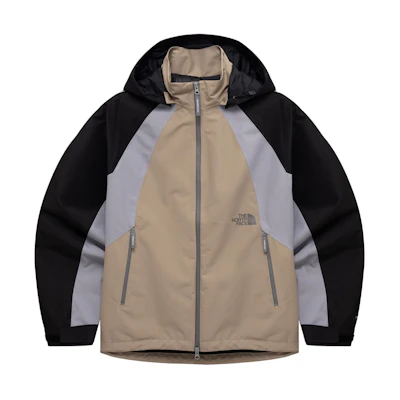 TNF Khaki Waterproof Windproof Breathable Hooded Jacket NJ2HQ51L