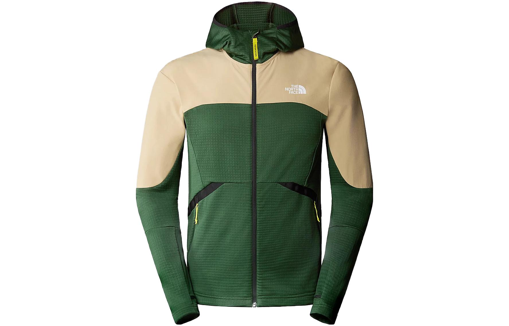 TNF Kikash Colorblock Logo Hoodie Jacket Green NF0A859S-OAN