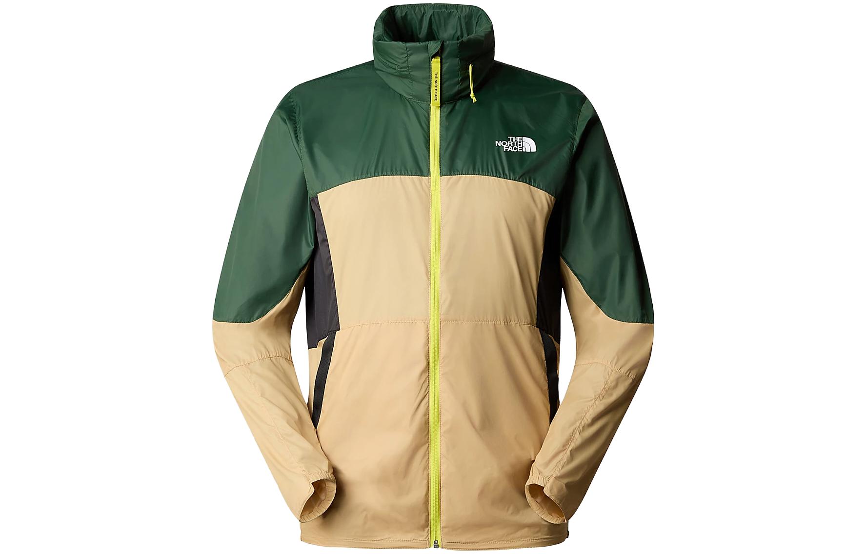 TNF Kikash Colorblock Windbreaker Jacket Men’s Green NF0A86Z5-Q6I