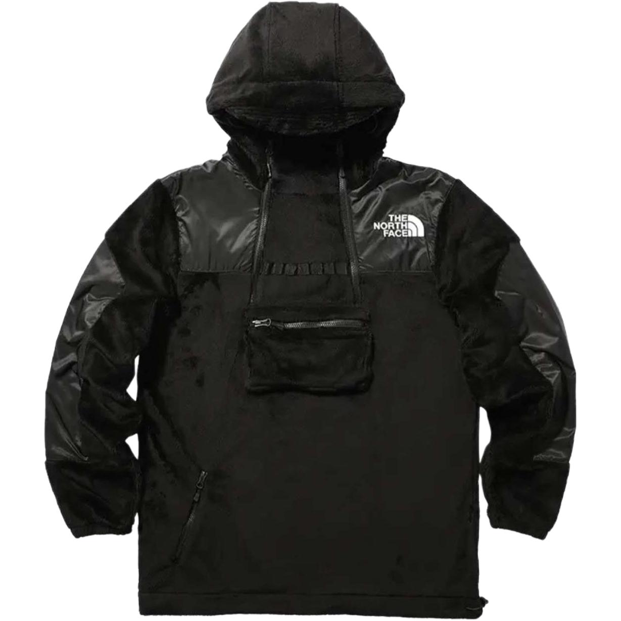 TNF KK Gear Black Fleece Pullover Hoodie for Men NF0A46DF-JK3