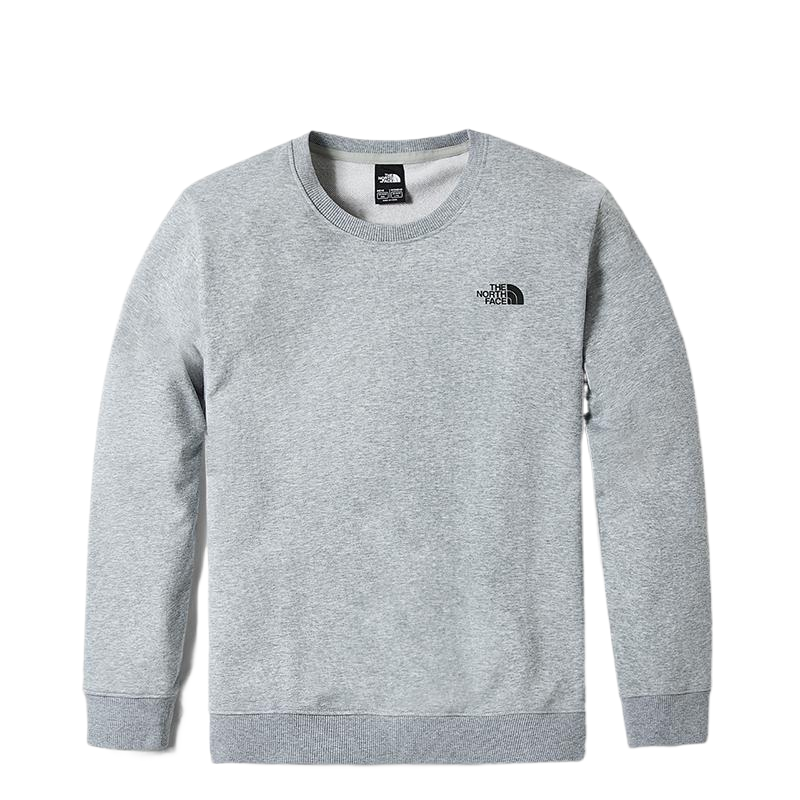 TNF Knit Comfortable Loose Sweatshirt Unisex - Gray NF0A4NFH-DYX