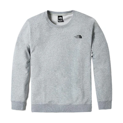 TNF Knit Comfortable Loose Sweatshirt Unisex - Gray NF0A4NFH-DYX