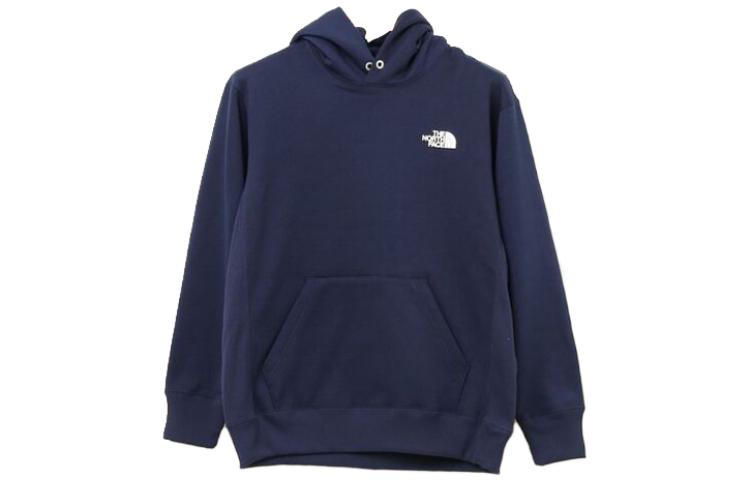 TNF Large Logo Hoodie Pullover in Navy NT62040NY