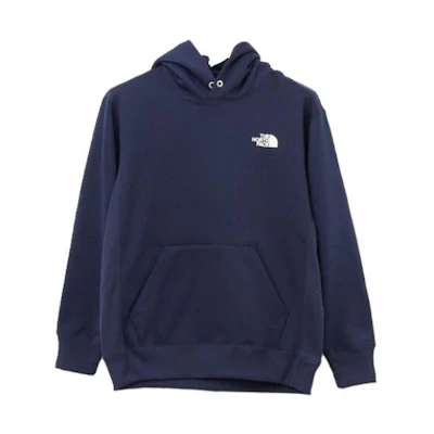 TNF Large Logo Hoodie Pullover in Navy NT62040NY
