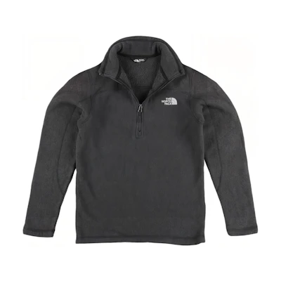 TNF Leo ¼ Zip Logo Pullover Sweatshirt Black NF0A2SUX-YJW