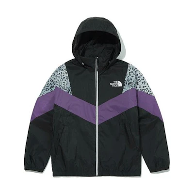 TNF Leopard Print Colorblock Jacket Unisex Multicolor NJ4HM05J