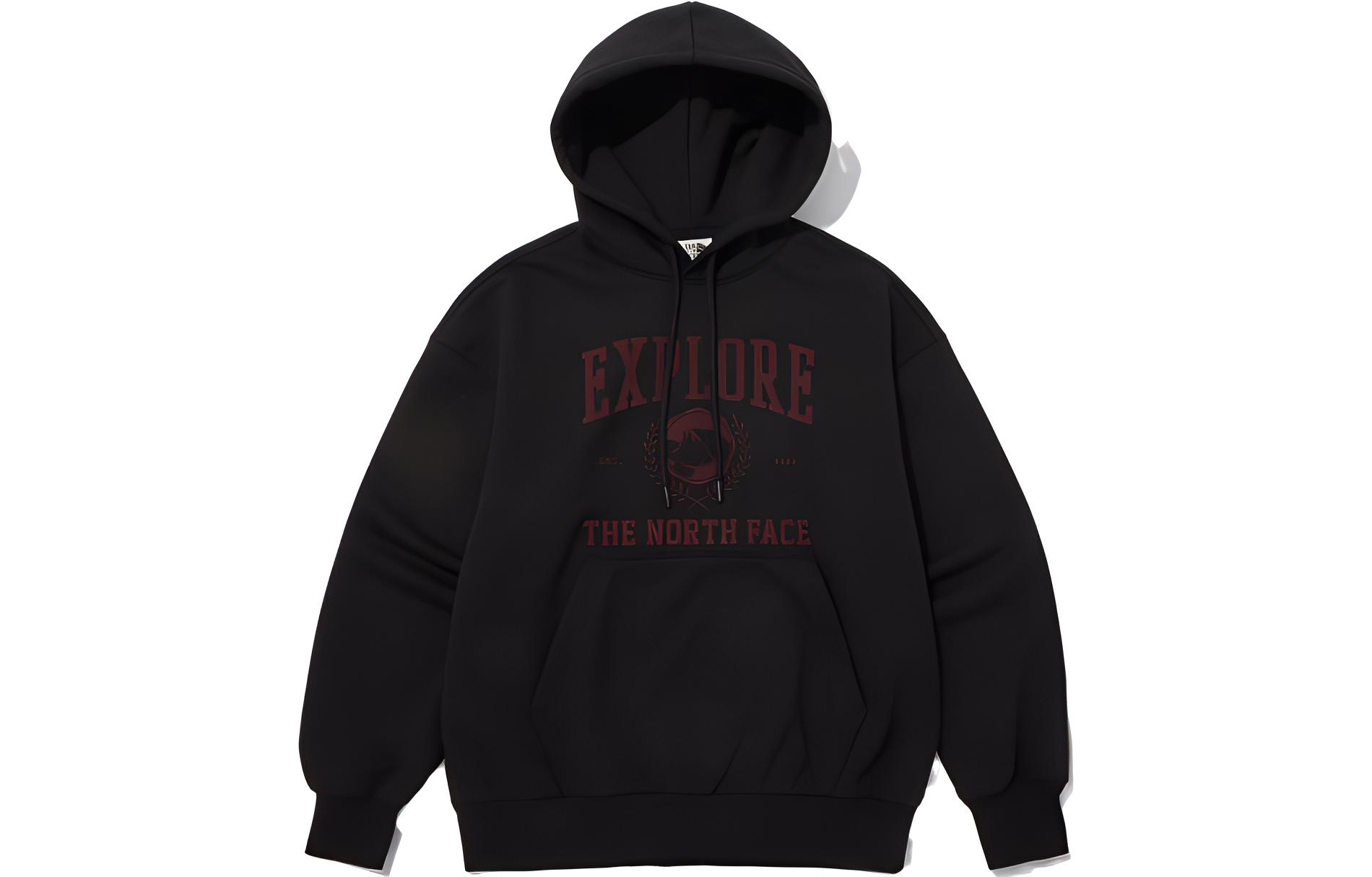 TNF Letter Graphic Hoodie Unisex Black NM5PP51K