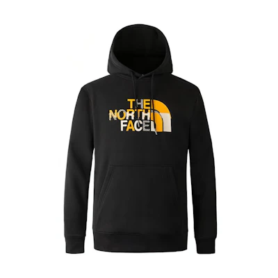 TNF Letter Logo Hoodie Black Unisex Outdoor Casual American Style NF0A8AKX-JK3