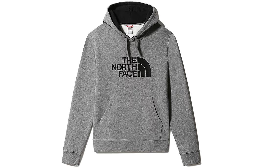 TNF Letter Logo Print Hoodie Grey NF0AAHJY-LXS