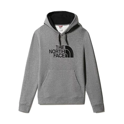 TNF Letter Logo Print Hoodie Grey NF0AAHJY-LXS