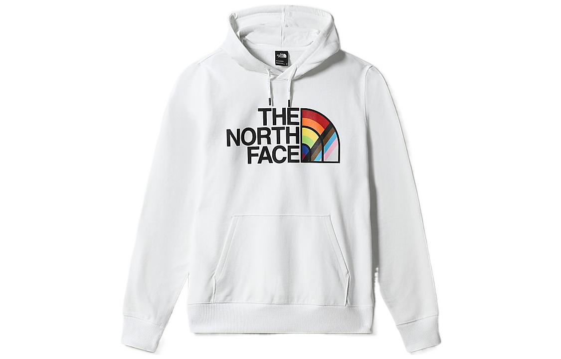 TNF Letter Logo Pullover Hoodie White NF0A7QCK-FN4