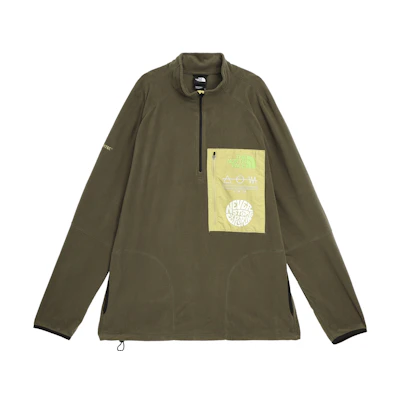TNF Letter Print Colorblock Stand Collar Sweatshirt NF0A7USD-HWI