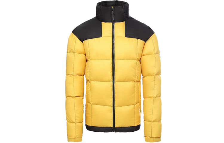 TNF Lhotse Colorblocked Down Jacket Lemon Yellow NF0A3Y23-ZBJ