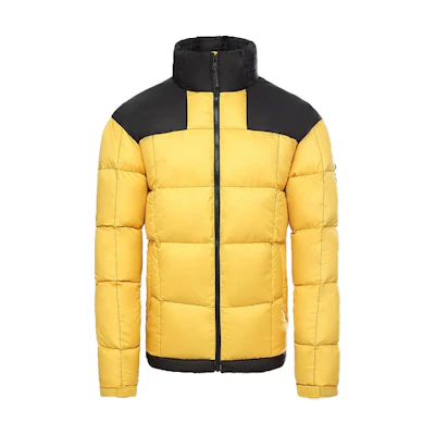 TNF Lhotse Colorblocked Down Jacket Lemon Yellow NF0A3Y23-ZBJ