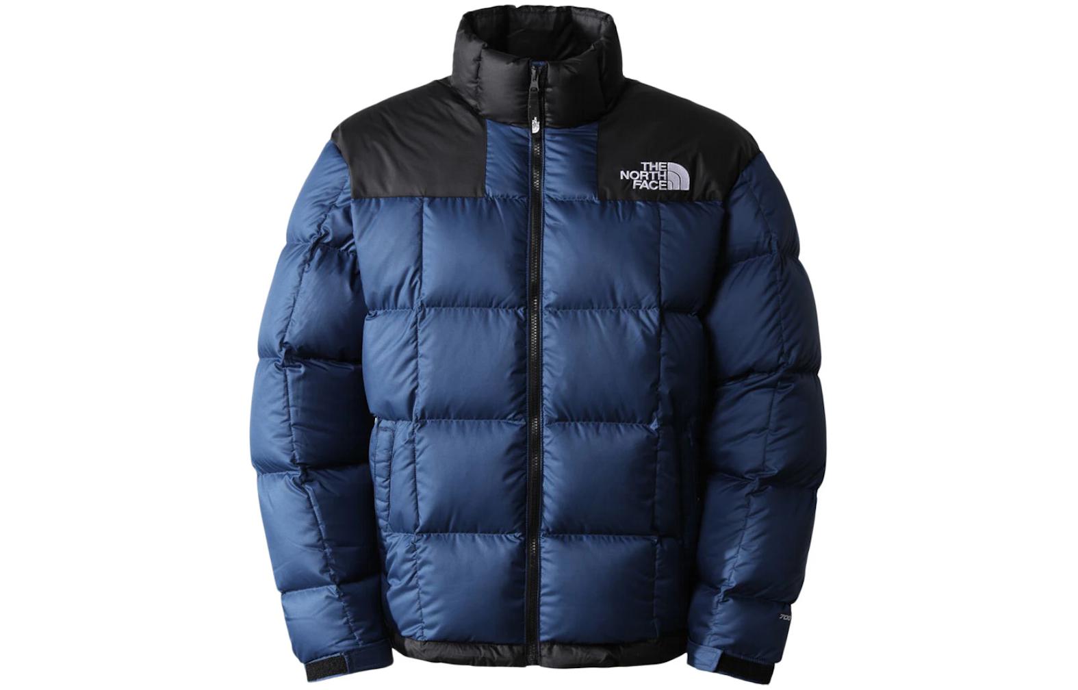 The North Face Lhotse Retro Colorblock Puffer Down Jacket Navy/Black NF0A3Y23-HDC