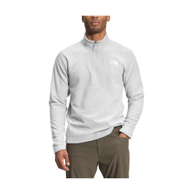 TNF Light Gray Logo Print Crewneck Sweatshirt NF0A3YR1-DYX