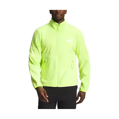 TNF Light Green Logo Embroidered Zip Jacket NF0A7ZXW-8NT