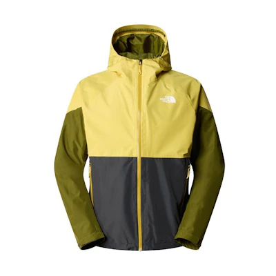 TNF Lightning Zip-In Jacket Yellow – Colorblock Breathable Hoodie NF0A87GN-YXO