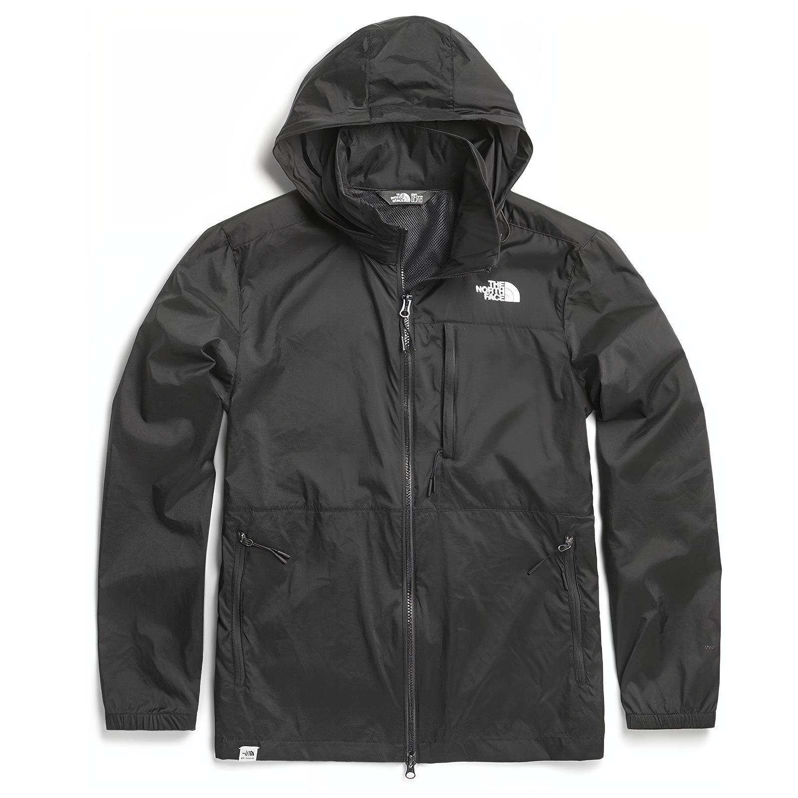 TNF Lightweight Hooded Windbreaker Jacket Black NF0A3V4G-JK3