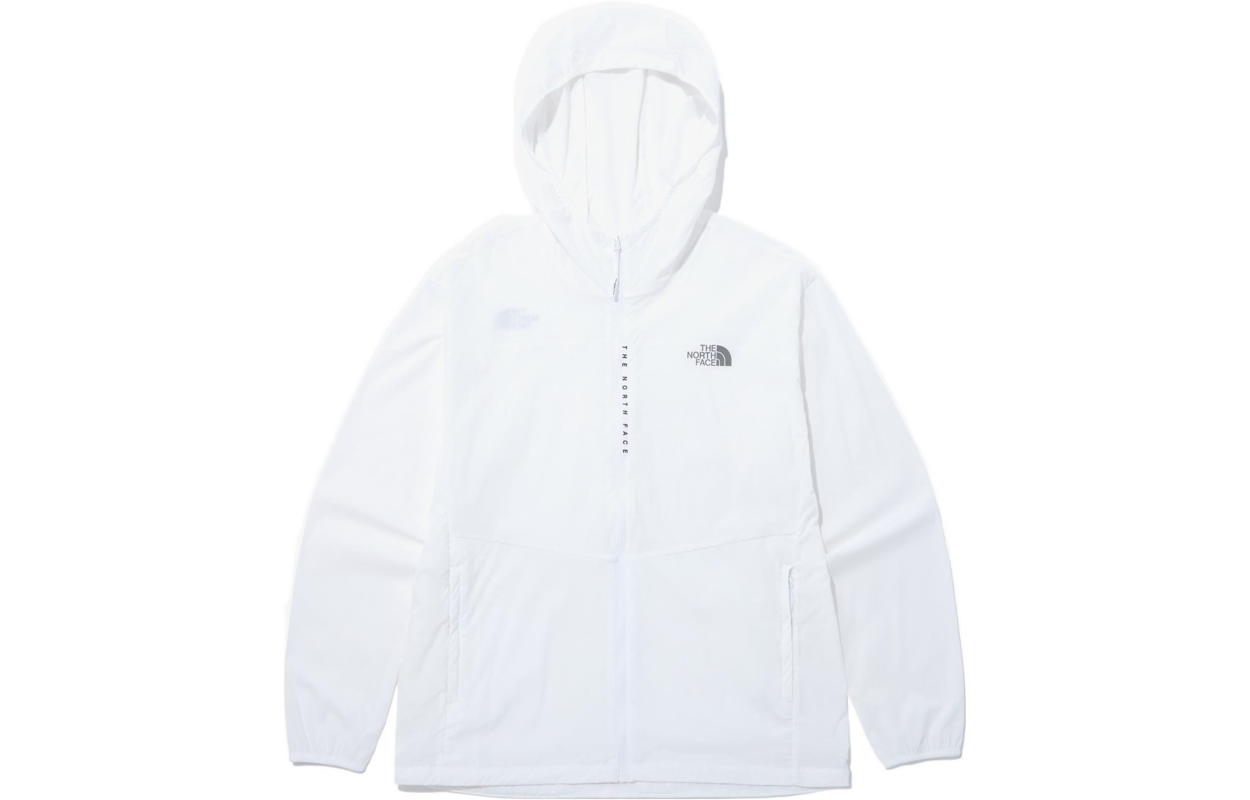Buy Sudadera con Capucha y Cremallera The North Face Ligera Logo Blanco Brillante NJ3LP00K