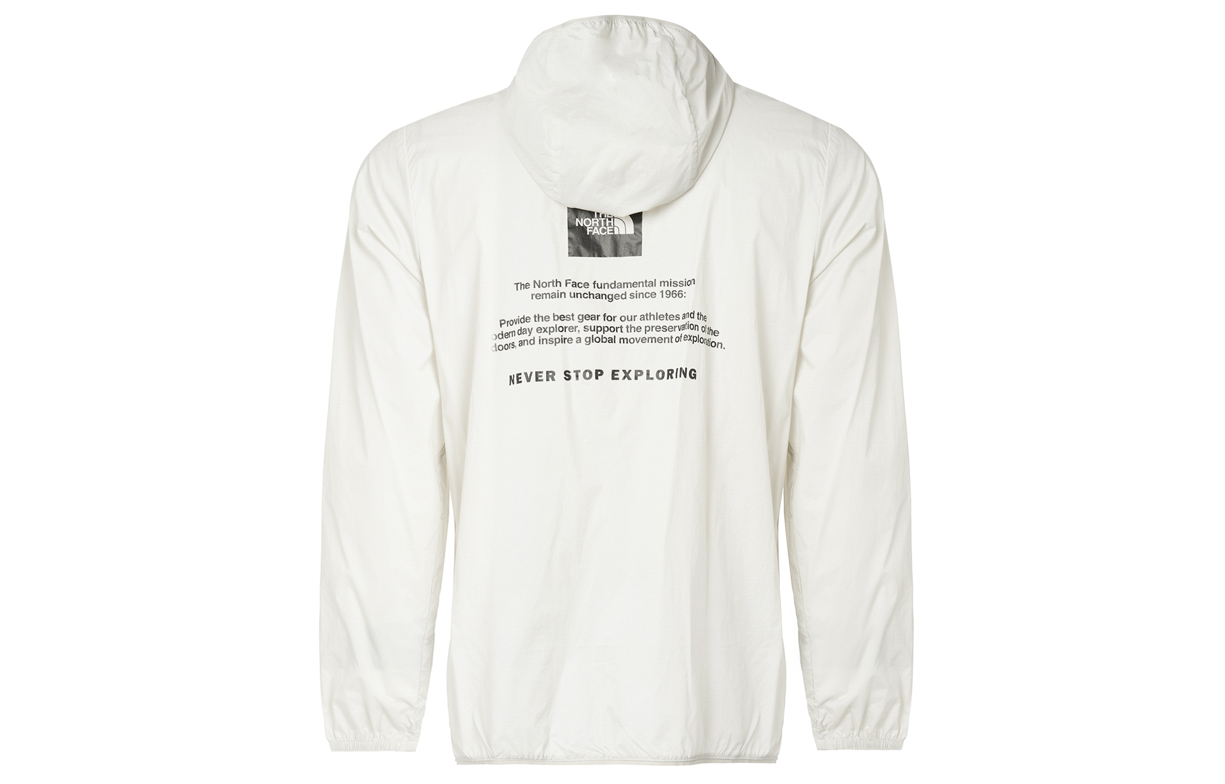 TNF Lightweight Outdoor Printed Jacket - Off White NF0A7WDQ-7K7 圖 3