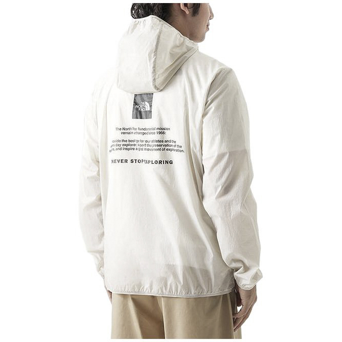 TNF Lightweight Outdoor Printed Jacket - Off White NF0A7WDQ-7K7 圖 6