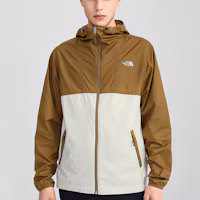 Shop The North Face 輕量防風外套 棕白色 NF0A55ST-G4L