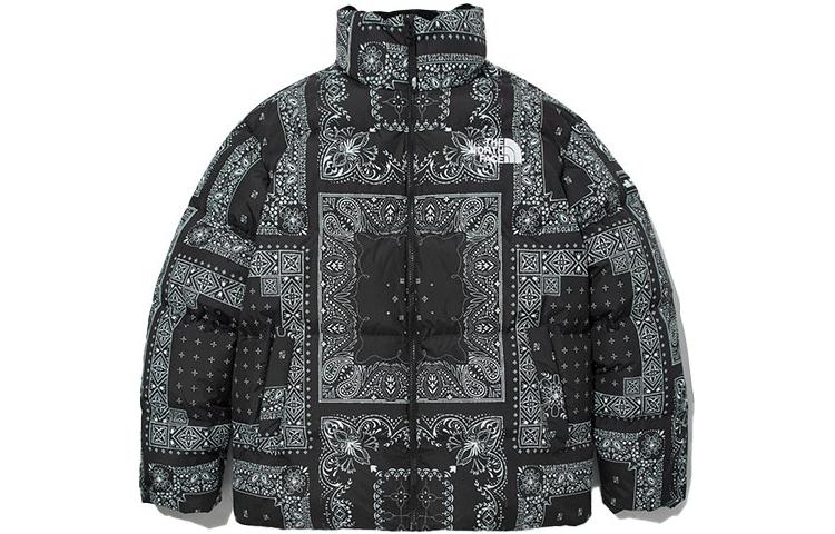 The North Face Lofty Paisley Down Jacket Black Unisex Winter Collection NJ1DM76A