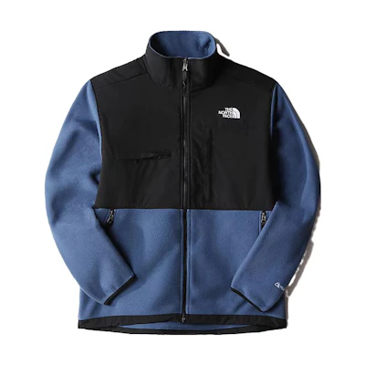 TNF Logo Colorblock Fleece Jacket Dark Blue NF0A7UR2-HDC