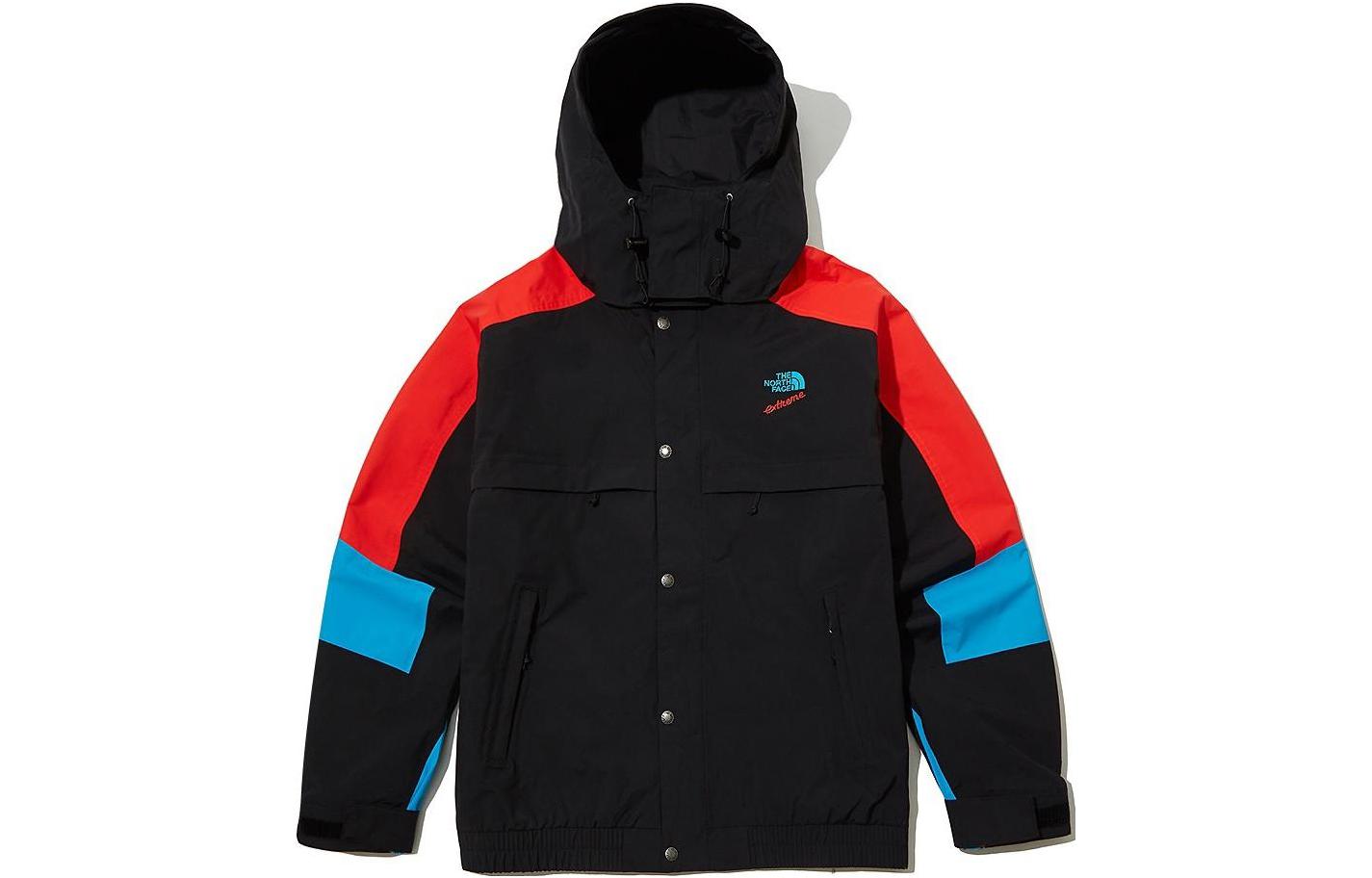 TNF Logo Colorblock Hooded Jacket Unisex NJ2HL00A