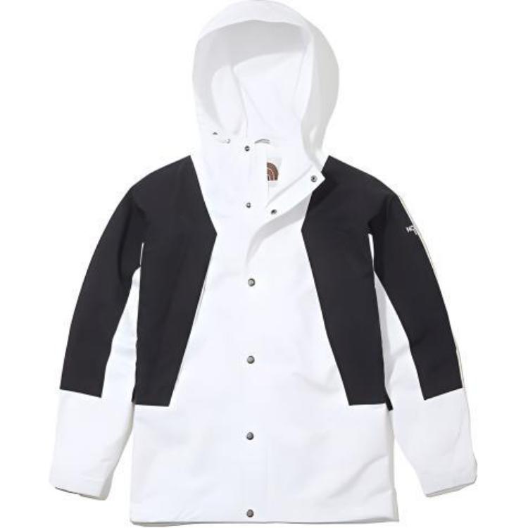 TNF Logo Colorblock Hoodie Jacket White Unisex NJ4HK50K