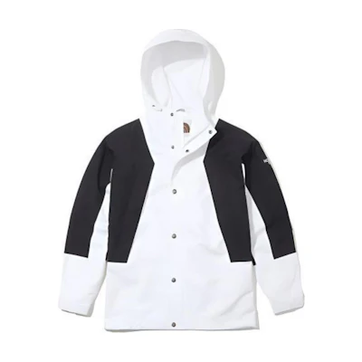 TNF Logo Colorblock Hoodie Jacket White Unisex NJ4HK50K