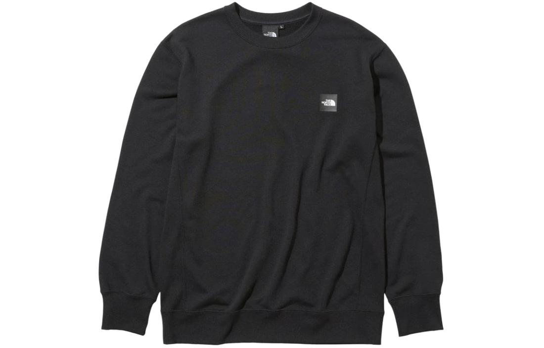 TNF Logo Crewneck Long-Sleeve Sweatshirt Black NT12232-K