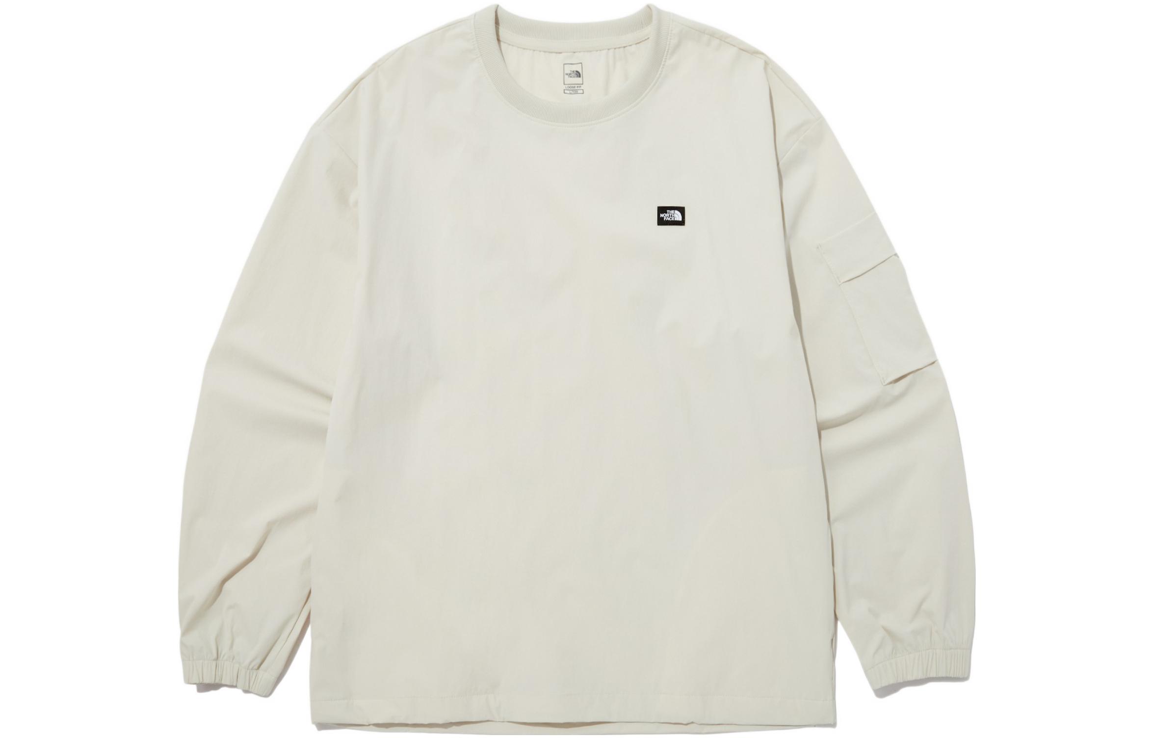 TNF Logo Crewneck Pullover Long-Sleeve Sweatshirt Men’s Off-White NM5MP15C