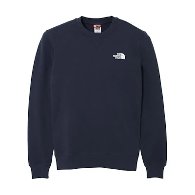 TNF Logo Crewneck Sweatshirt Navy Blue NF0A7WXH-8K2