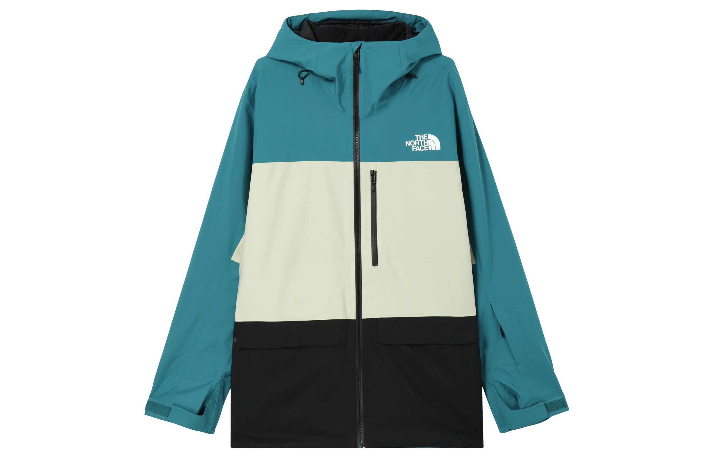 TNF Logo Design Zip-Up Hoodie Jacket - Blue Gravel NF0A4QWX-7Y7