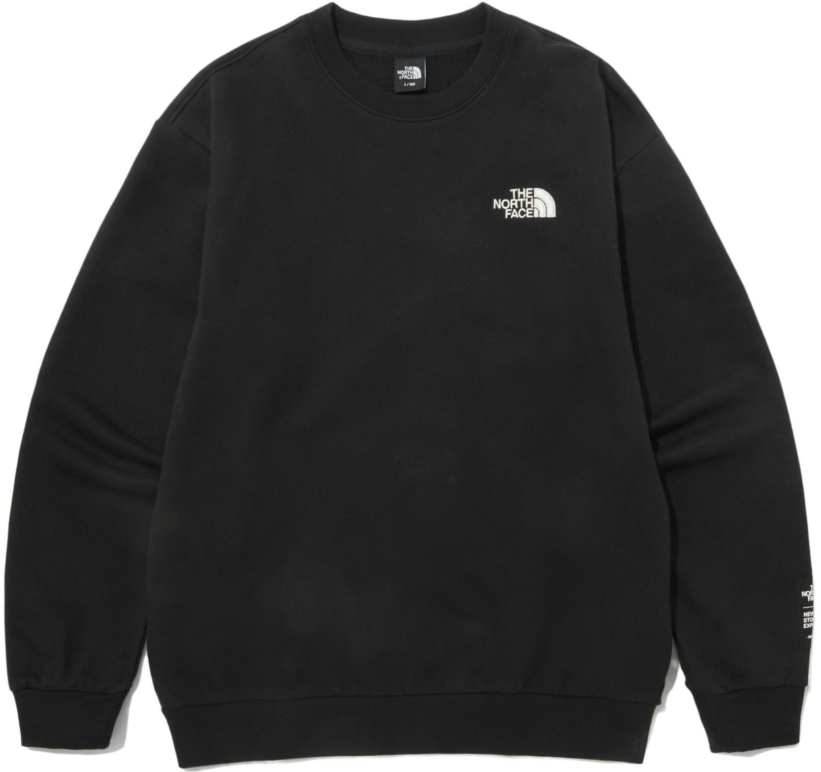 the-north-face-logo-embroidered-black-crew-neck-sweatshirt-unisex-nm-5-mp-55-a