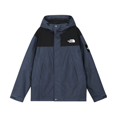 TNF Logo Embroidered Colorblock Zip Jacket - Blue NI3BN51N