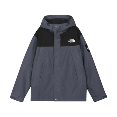 TNF Logo Embroidered Colorblock Zip Jacket - Gray NI3BN59M