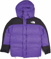 The North Face Logo Embroidered Fleece Lined Purple Puffer Jacket NF0A4QYPNL4 The North Face Logo Embroidered Fleece Lined Purple Puffer Jacket NF0A4QYPNL4