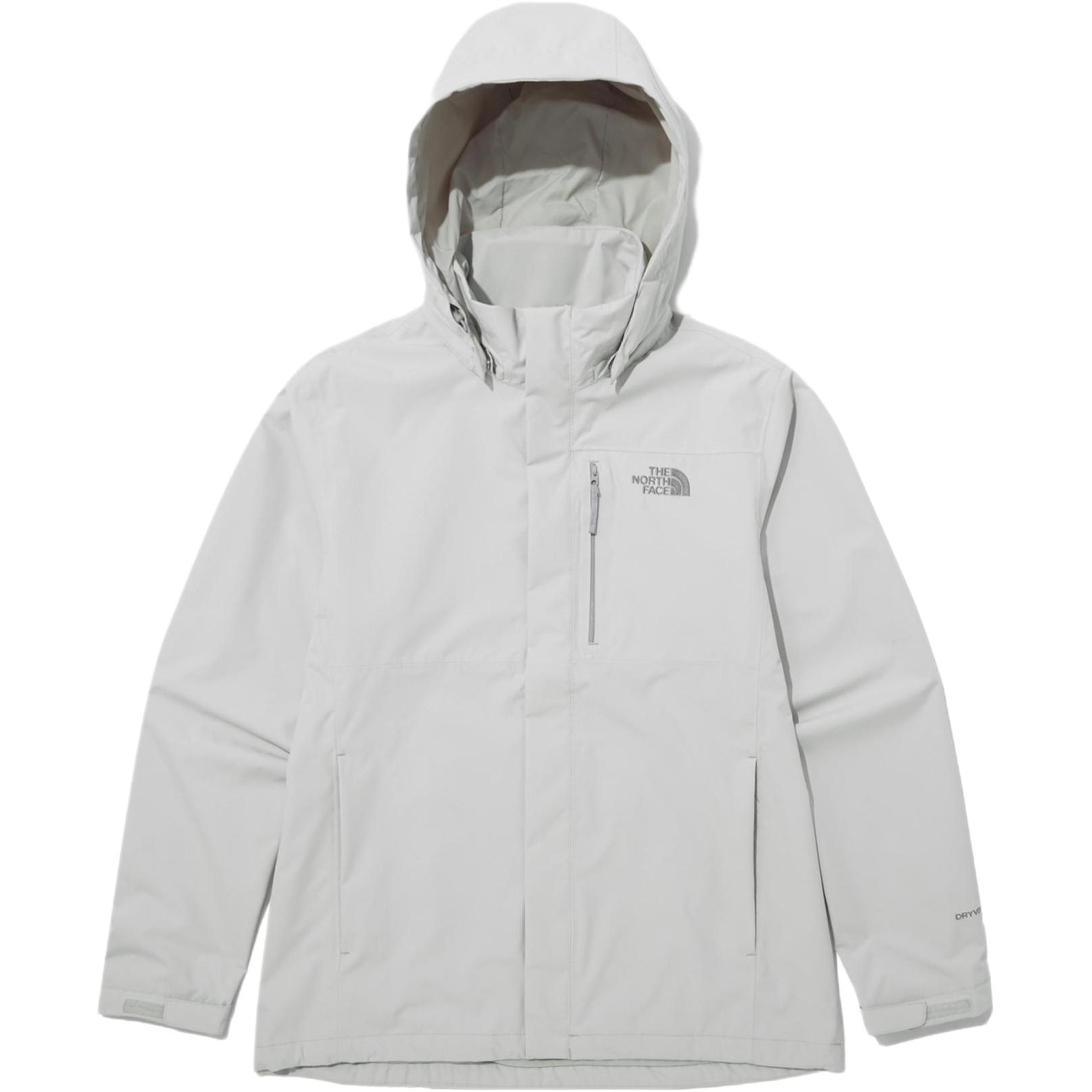 TNF Logo Embroidered Gray Windproof Waterproof Jacket NJ2HP00D